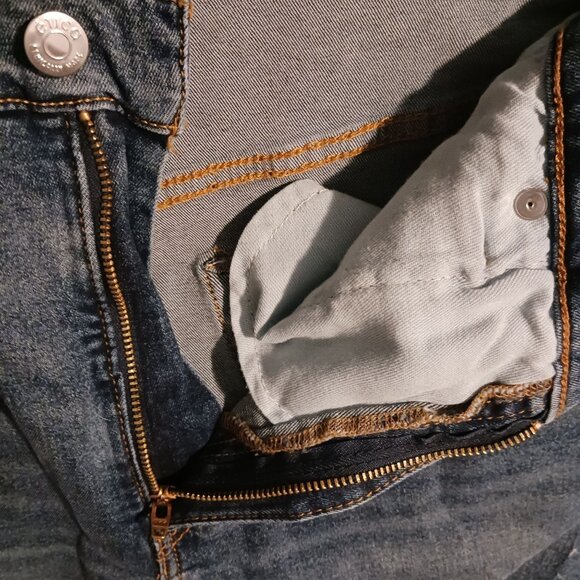 NEW Etica Denim Anya High Rise Modern Flare Jeans Northport Size 32‎ Raw Hem - Picture 15 of 16